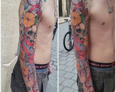 Tatoueurs en guests à Bordeaux au Perce Muraille.