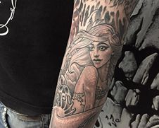 Tatoueurs en guests à Bordeaux au Perce Muraille.