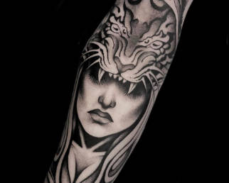 Tatoueurs en guests à Bordeaux au Perce Muraille.