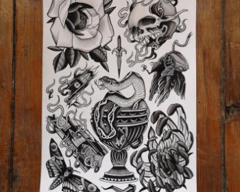 Tatoueurs en guests à Bordeaux au Perce Muraille.